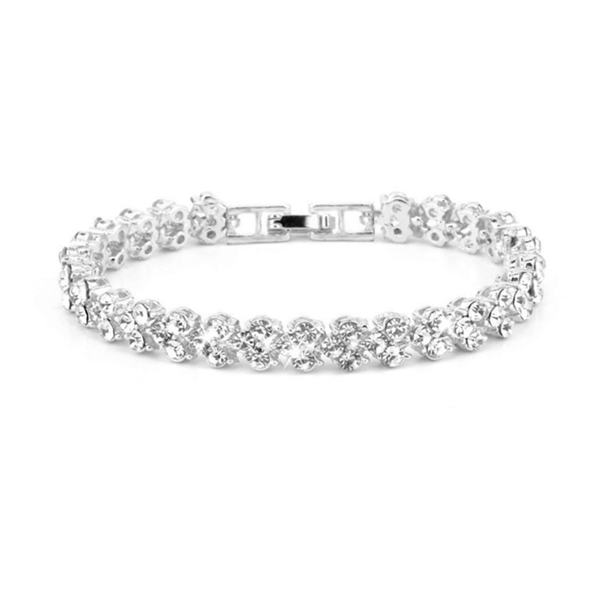 Women Jewelry 925 Silver Sterling Silver Bracelet Fashion Cuff Bangle Chain Bracelets Practical Processed