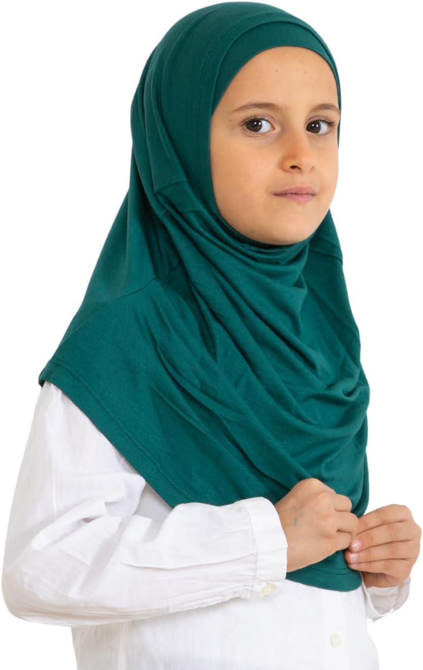 Prien Easy To Wear Hijab For Girls, Muslim Scarf for Kids, Instant Hijabs For Women, Viscose Children Scarves For Ramadan Eid
