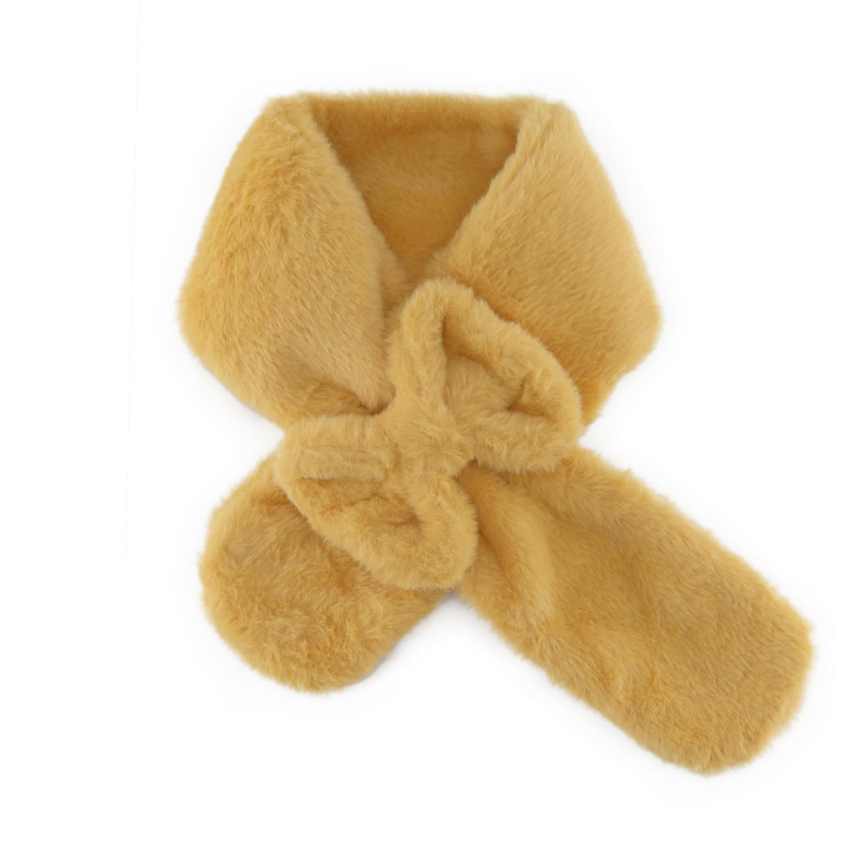 Girls Scarf Fuzzy Fleece Kids Scarves Winter Warm Scarf Toddler Adjustable Soft Neck Warmer