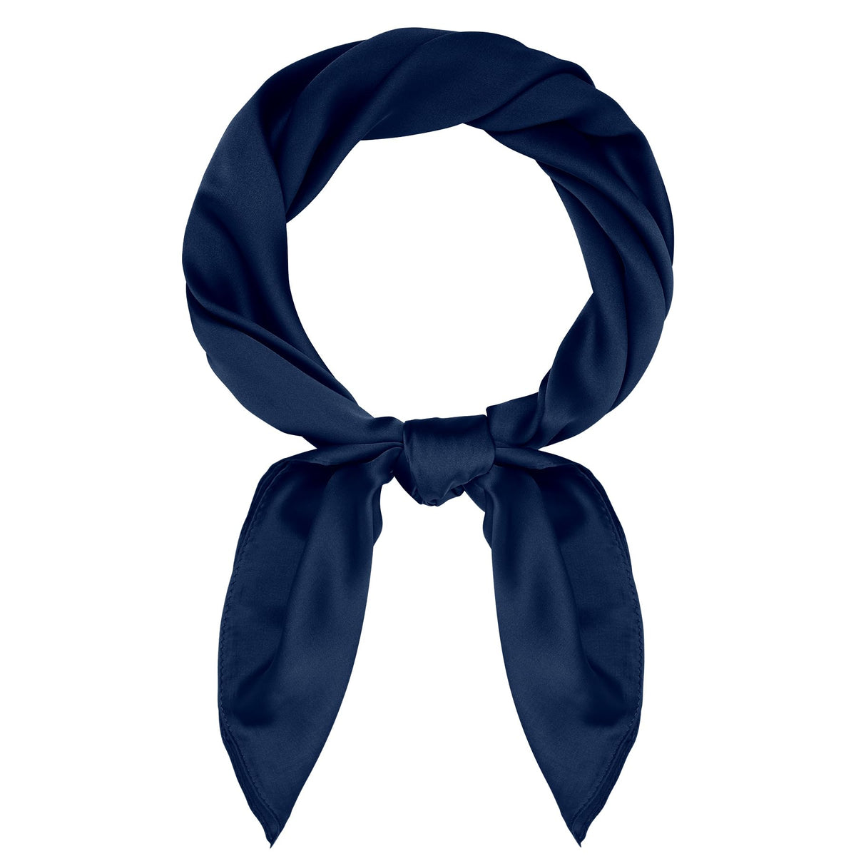 Pistha Satin Scarf Neck Scarf Square Bandanas Hair Handkerchief 27.5 inch