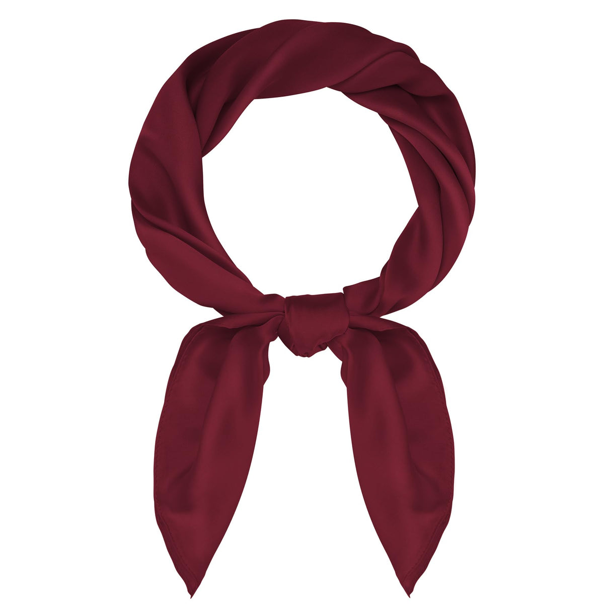 Pistha Satin Scarf Neck Scarf Square Bandanas Hair Handkerchief 27.5 inch