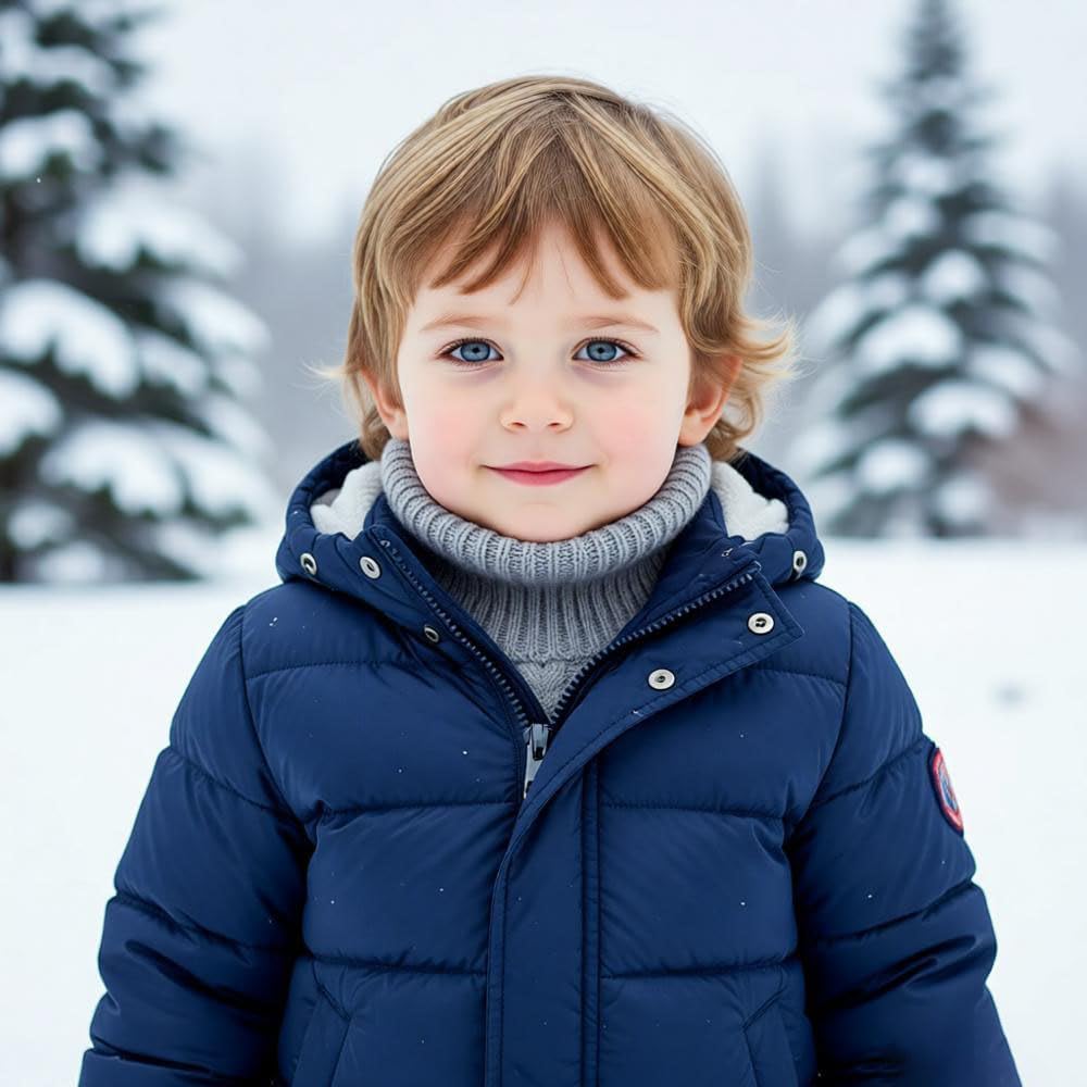 Kids Neck Warmer,Winter Children's Neck Gaiter Scarf Collar,Baby'sTurtleneck Warmer Headscarf