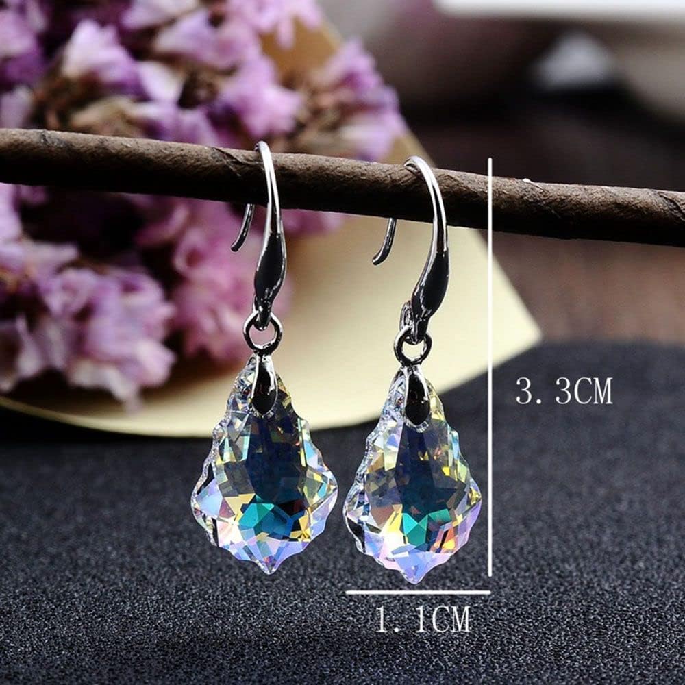 Engagement Wedding Rhinestone Gemstone Temperament Vintage Jewelry(Sapphire)