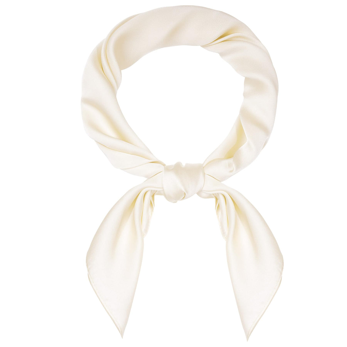 Pistha Satin Scarf Neck Scarf Square Bandanas Hair Handkerchief 27.5 inch