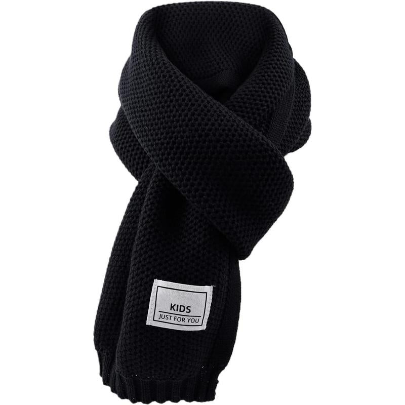 P-HDW010 Kids Winter Infinity Scarf Knit Toddler Boy Girls Scarves Cotton Outdoor Neck Warmer for Children 3-15 Years
