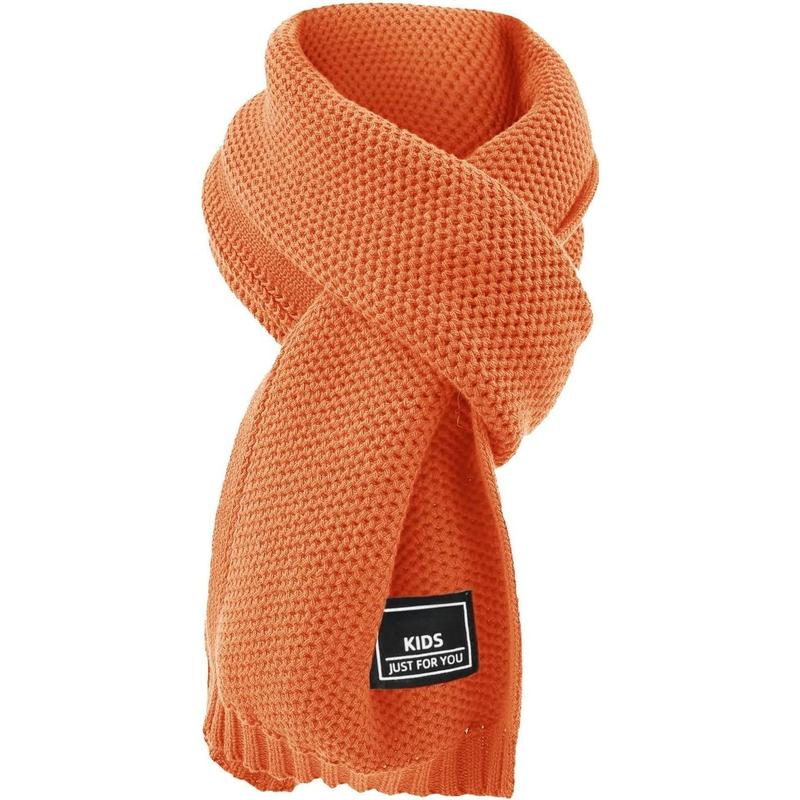 P-HDW010 Kids Winter Infinity Scarf Knit Toddler Boy Girls Scarves Cotton Outdoor Neck Warmer for Children 3-15 Years