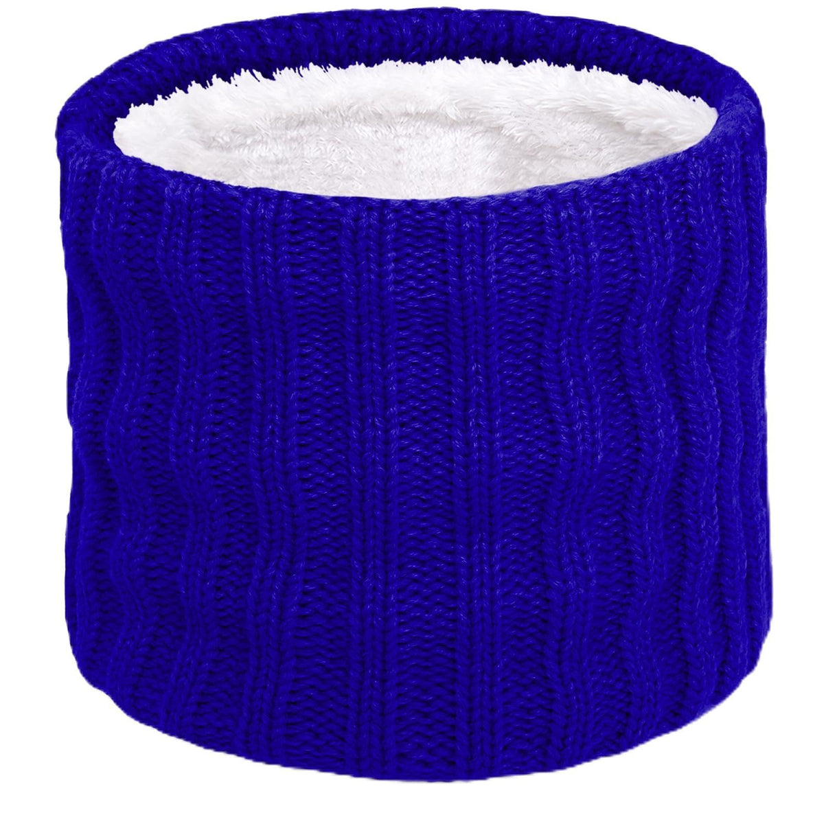 Wandx Kids Winter Neck Warmer Gaiter Knitted Infinity Scarf for Boys Girls