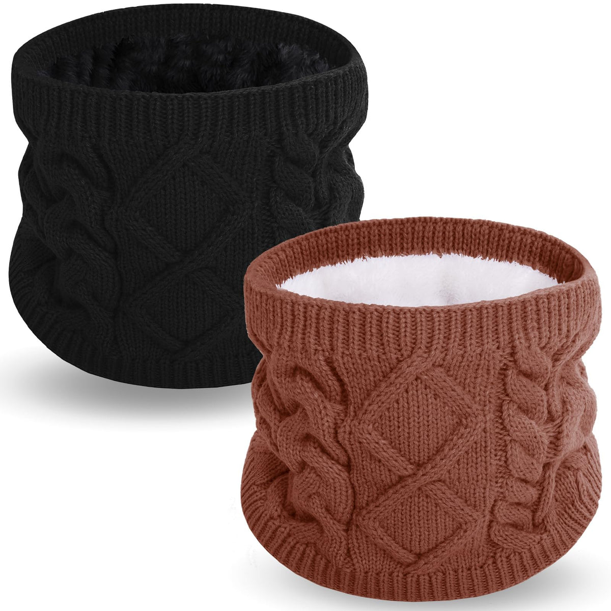 Wandx Kids Neck Warmer Gaiter Winter Infinity Scarf for Boys Girls