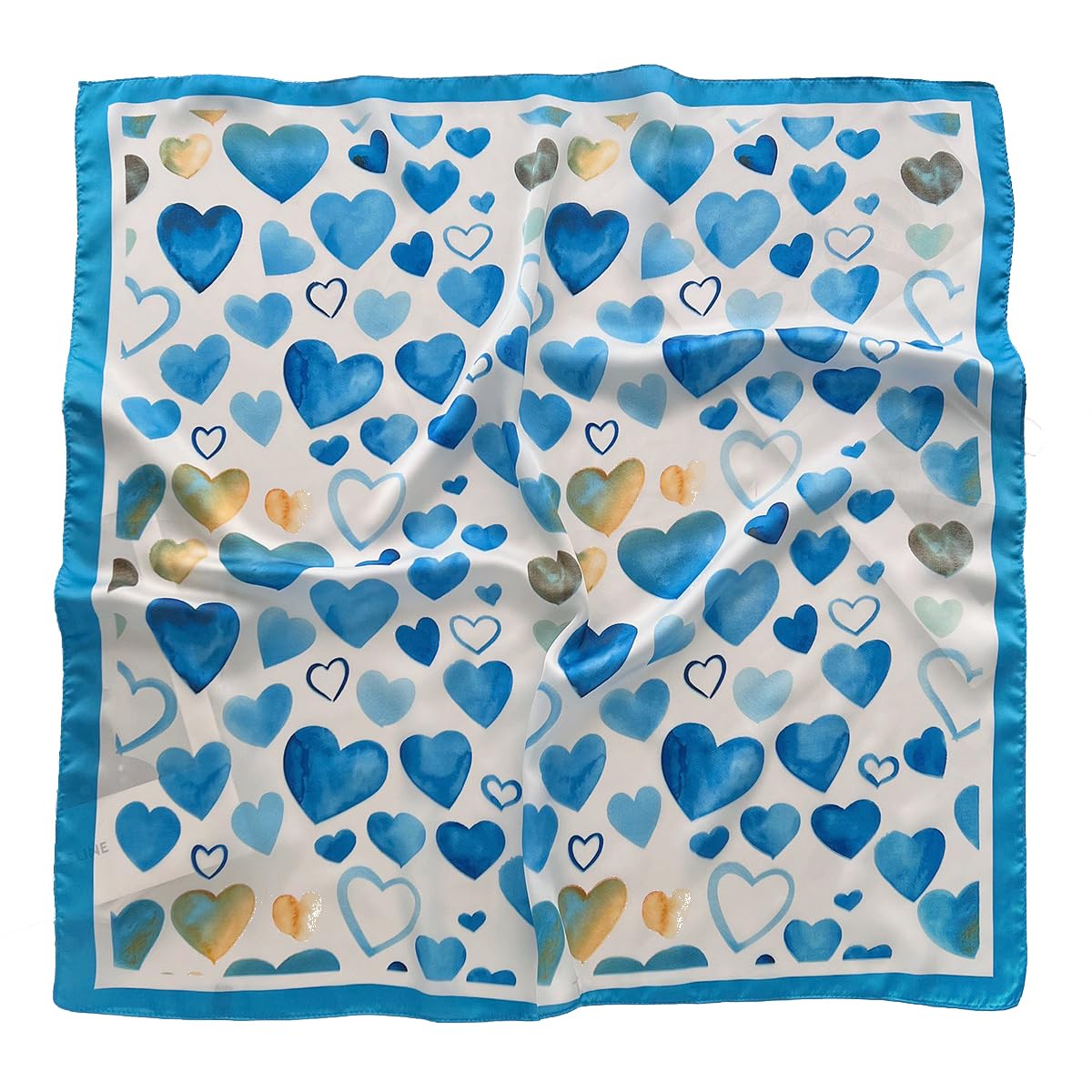 SmilerSmile 27.5" Silk Like Head Scarf For Women