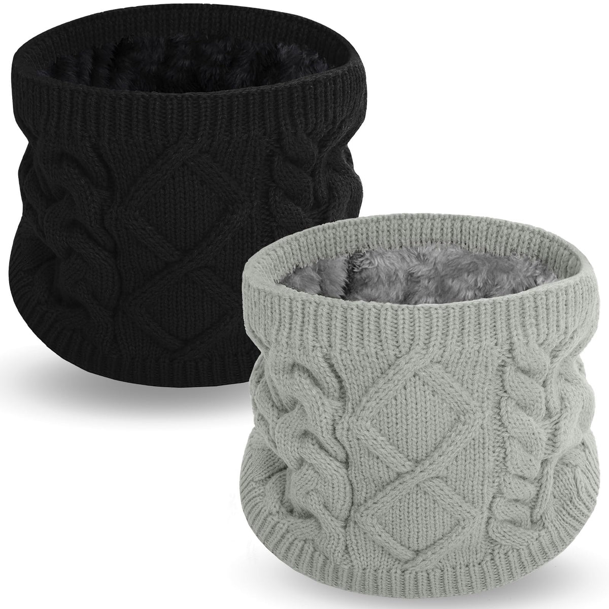 Wandx Kids Neck Warmer Gaiter Winter Infinity Scarf for Boys Girls