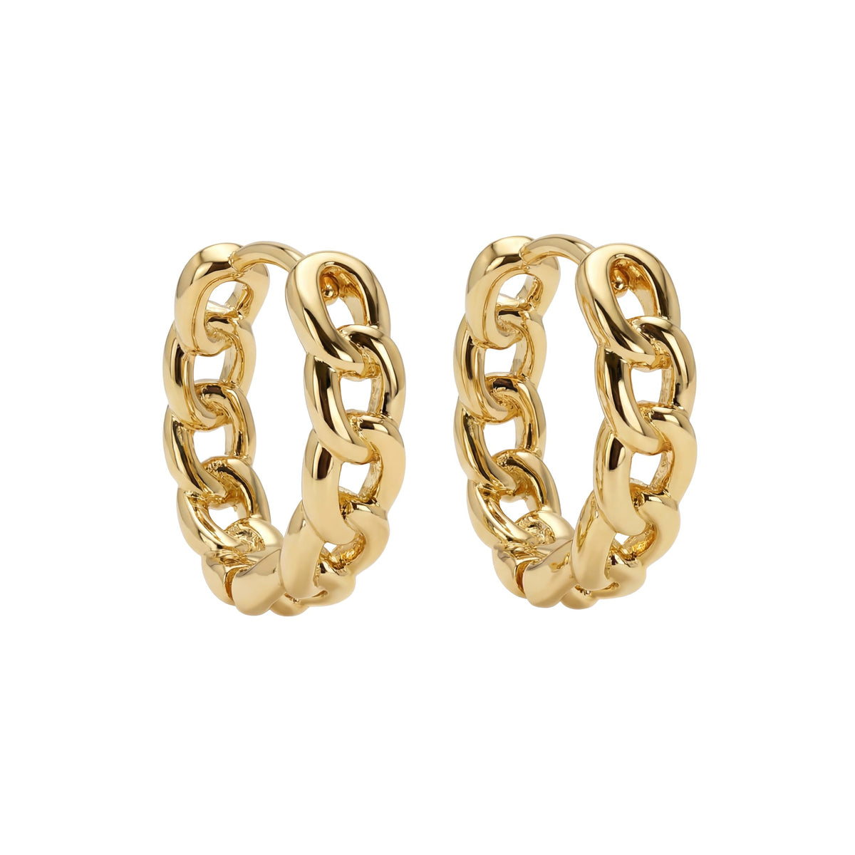 VACRONA Cubic Zirconia Huggie Earrings 14k Gold Plated Tiny Earrings Small Huggie Hoop Earrings Simple Lightweight Hoops Gift for Women