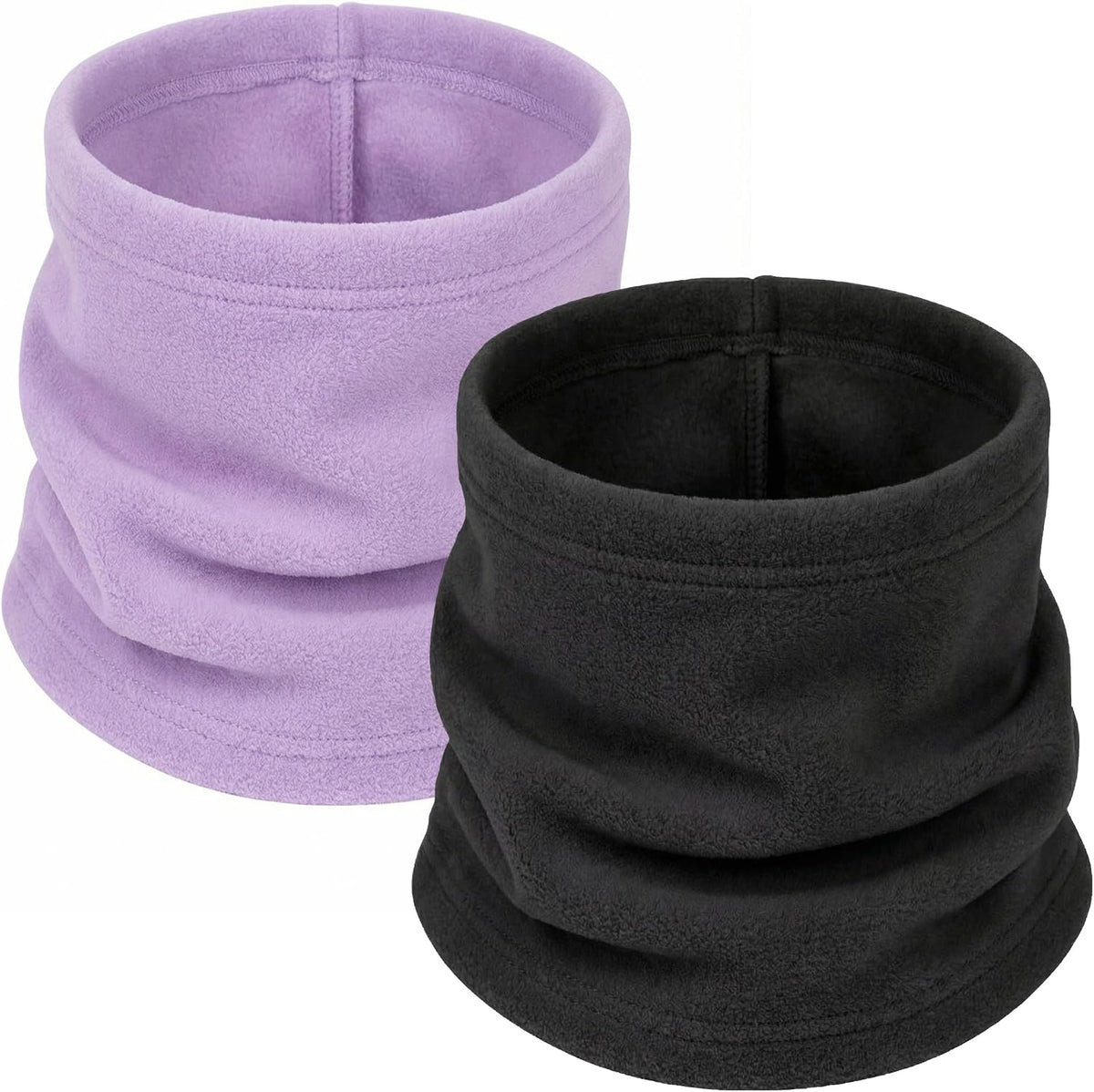 2 Pack Kids Neck Warmer Gaiter Winter Fleece Face Neck Cover