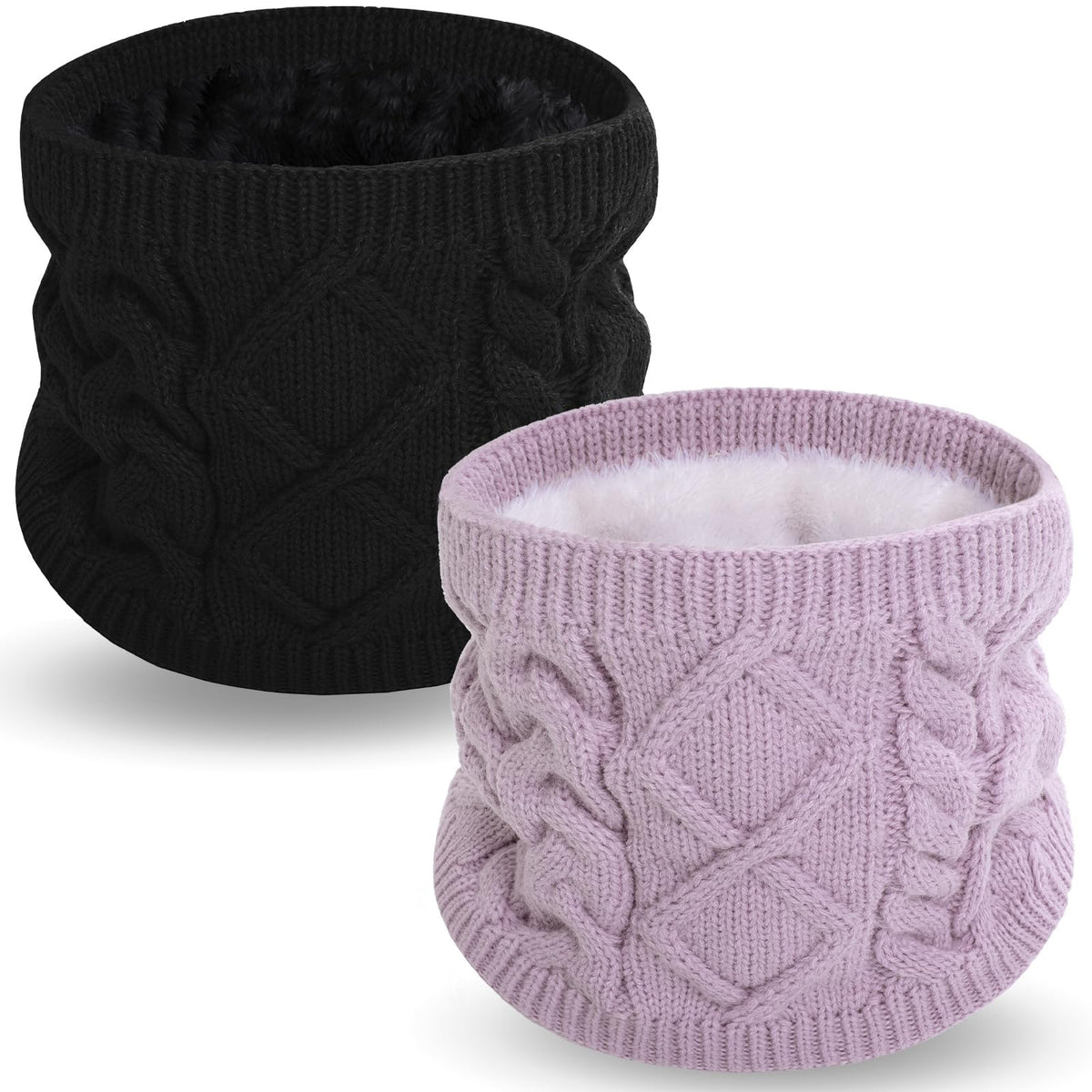Wandx Kids Neck Warmer Gaiter Winter Infinity Scarf for Boys Girls