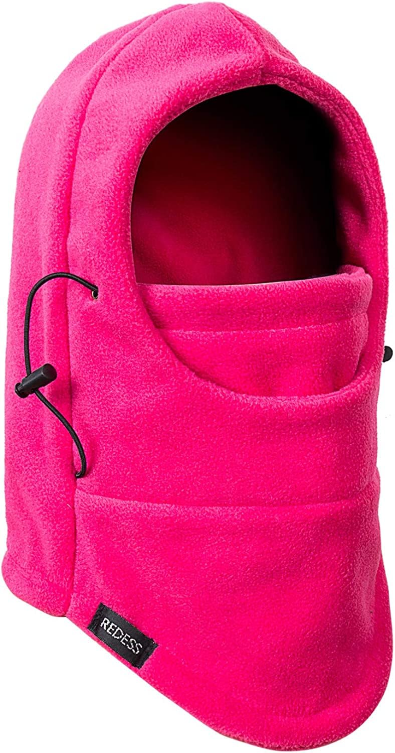 REDESS Winter Windproof Hat, Unisex Children Heavyweight Balaclava, Ski Mask with Thick Warm Fleece Face Cover