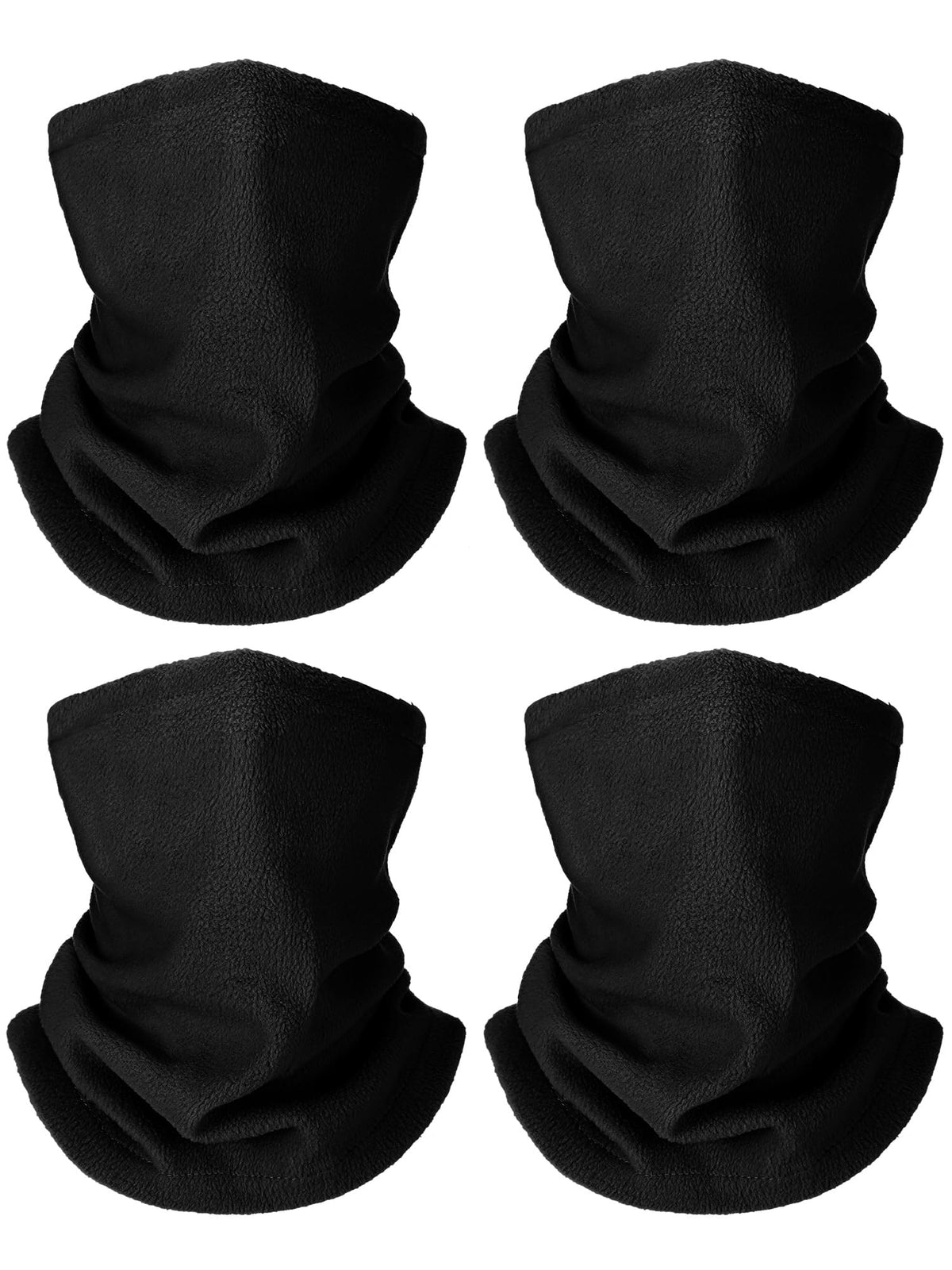 Geyoga 4 Pcs Kids Neck Warmer, Toddler Neck Gaiter Scarf