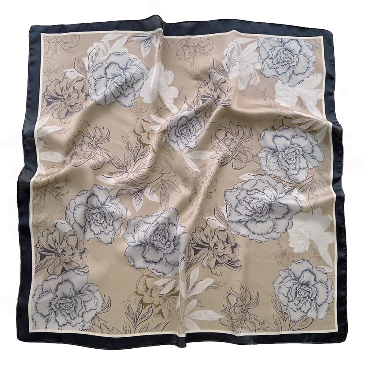 SmilerSmile 27.5" Silk Like Head Scarf For Women