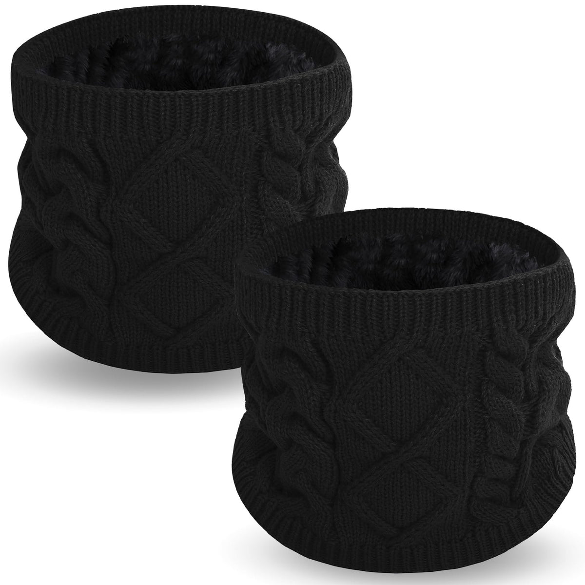 Wandx Kids Neck Warmer Gaiter Winter Infinity Scarf for Boys Girls