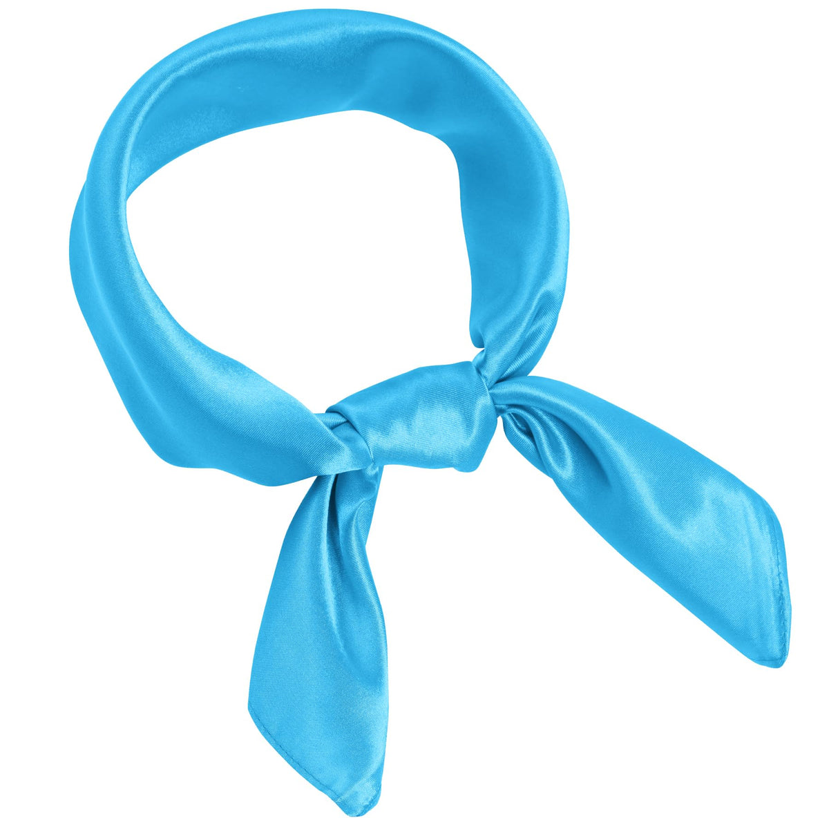 Pistha Chiffon Scarf Square Satin Neck Scarf Handkerchief 23.6 inch
