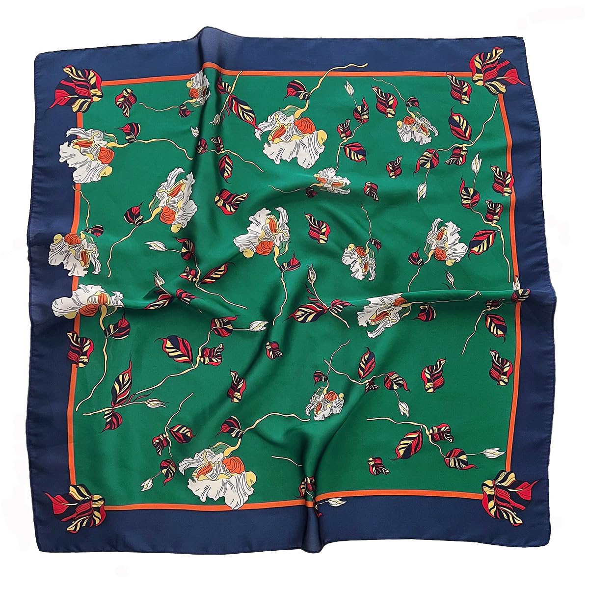 SmilerSmile 27.5" Silk Like Head Scarf For Women