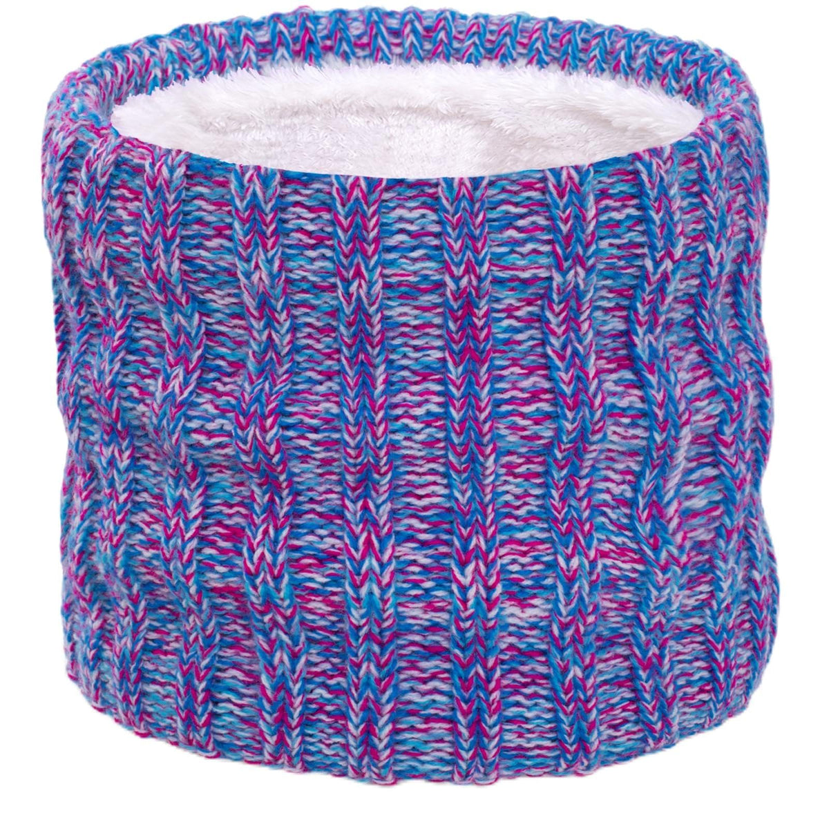 Wandx Kids Winter Neck Warmer Gaiter Knitted Infinity Scarf for Boys Girls