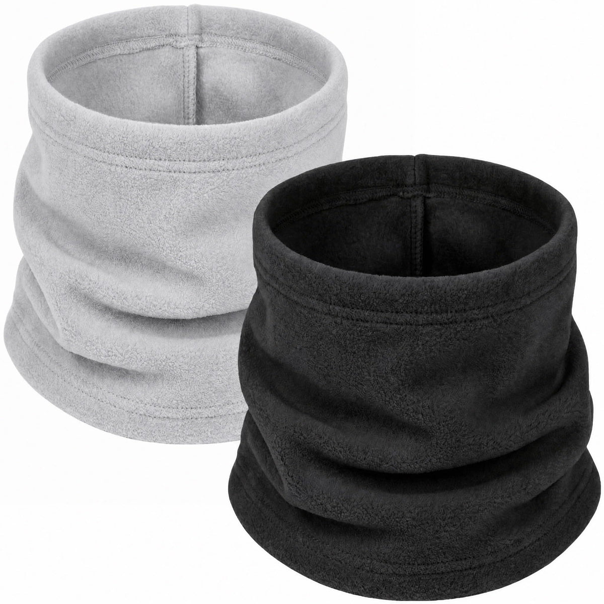 2 Pack Kids Neck Warmer Gaiter Winter Fleece Face Neck Cover
