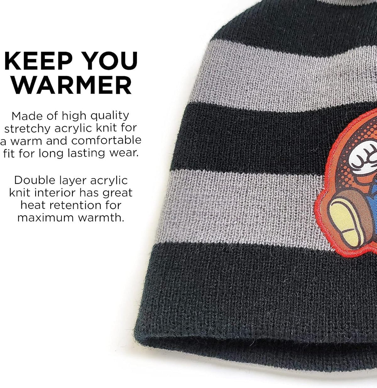 Nintendo Mario Scarf, Hat and Gloves Set for Little Boys
