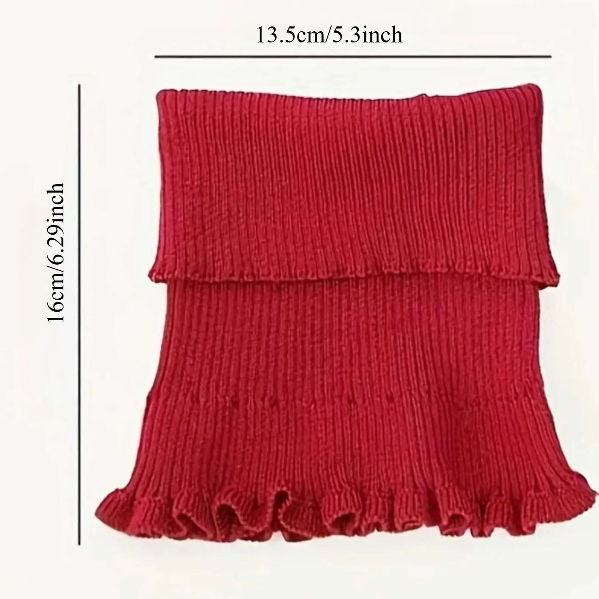 Winter New Arrival Thermal Fleece Knit Turtleneck Scarf for Women, Warm and Cold-Resistant Fashion Neck Gaiter, Versatile Fake Collar, Yarn, Fluffy Soft Scarf