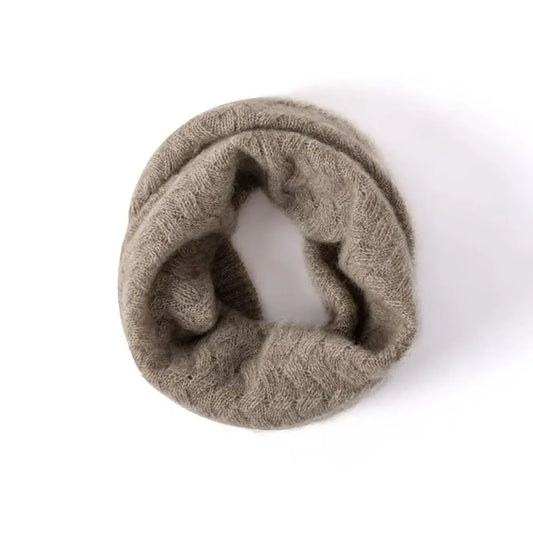 Women's Knitted Neck Warmer, Thick Winter Scarf, Cervical Protection, Fake Collar, Cozy and Warm, Fall & Winter Accessory