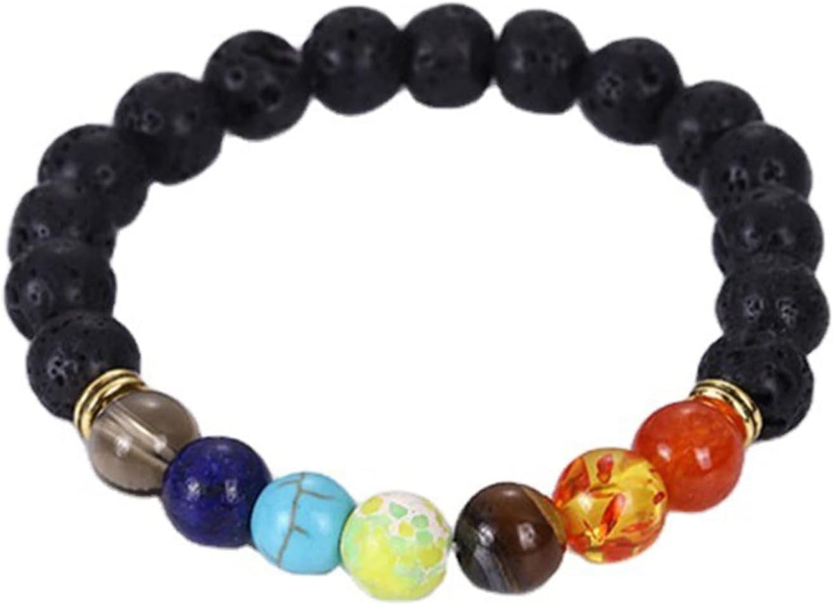 Stylish Bracelet Shiny Colorful Rhinestone Faux Pearl Bracelet Bangle Women Jewelry Birthday Gift - Black Useful