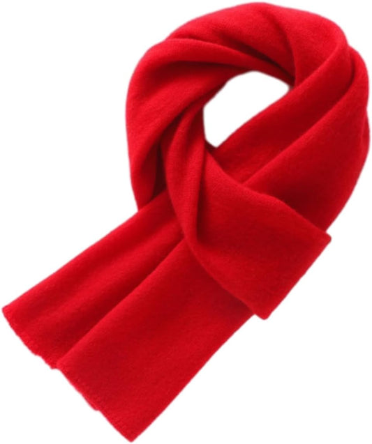 100% Cashmere Kids Scarf for Girls Boys,Luxury Lightweight Cashmere Scarves Fashion Warm Neckwear ZX2287