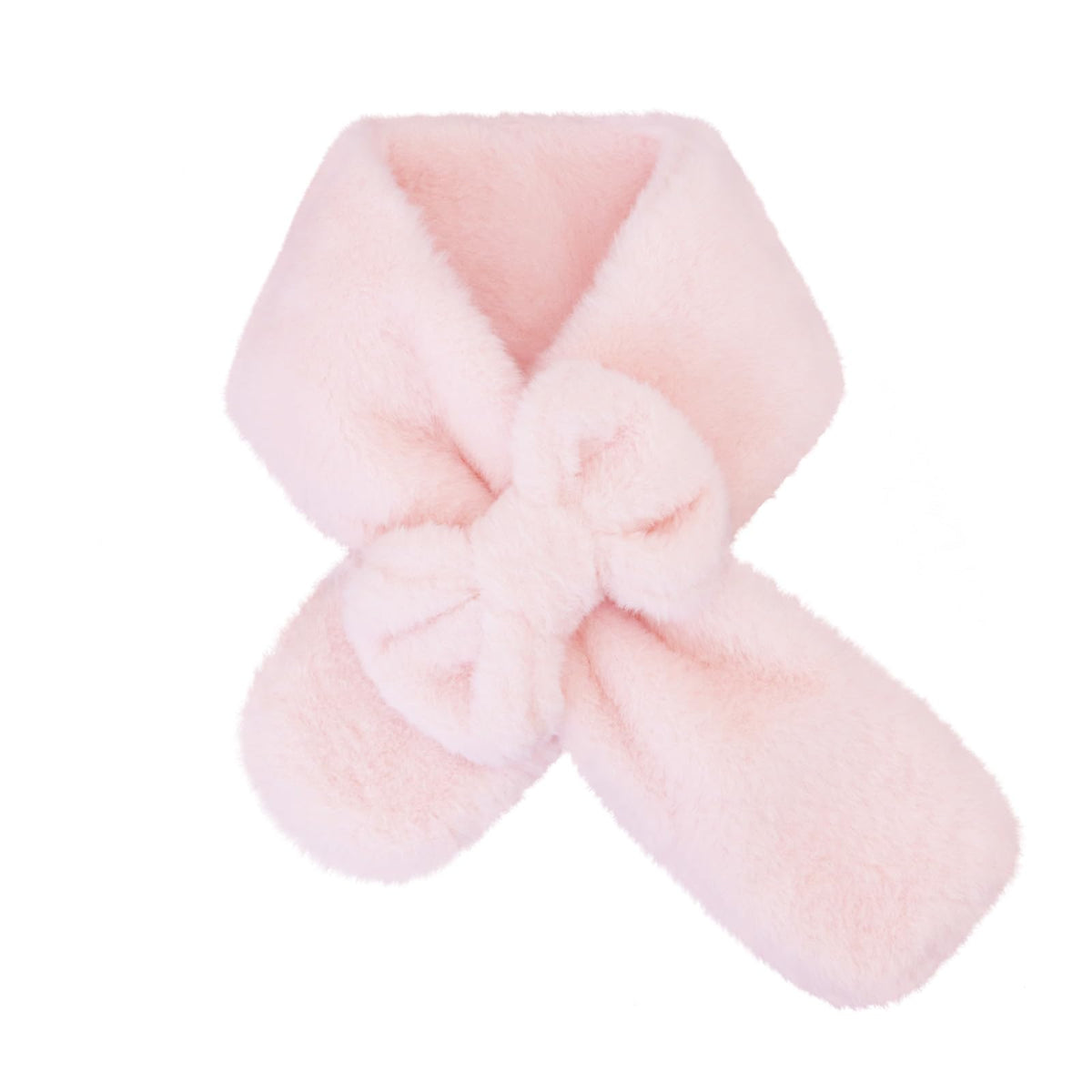 Girls Scarf Fuzzy Fleece Kids Scarves Winter Warm Scarf Toddler Adjustable Soft Neck Warmer