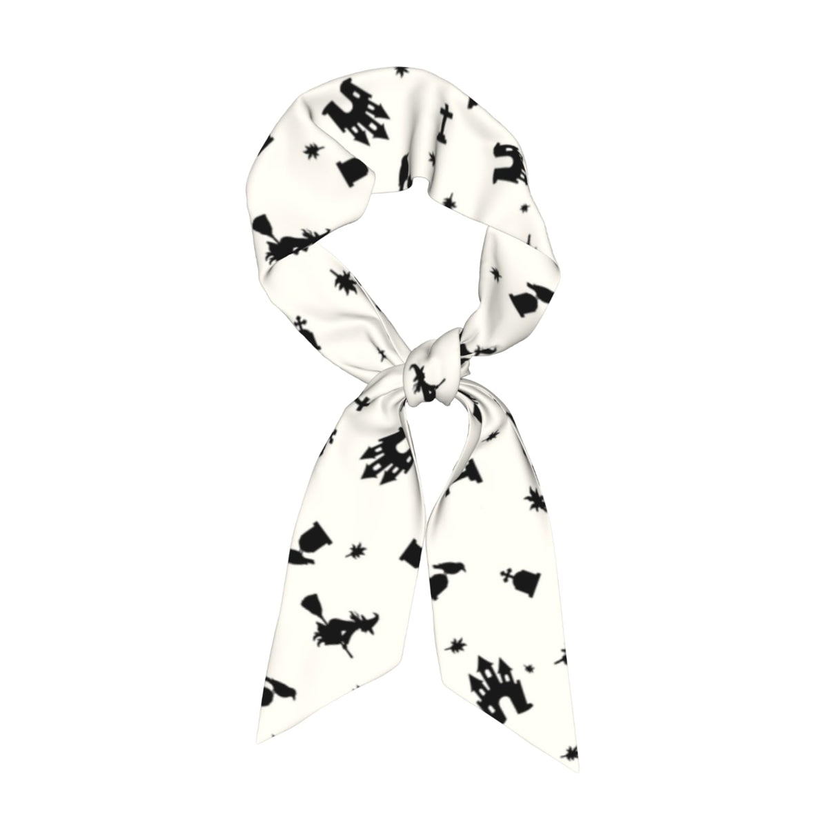 Long Skinny Scarf Silky Satin Hair Scarf Head Neck Scarf Thin Headscarf for Ponytail Headband Purse Bag