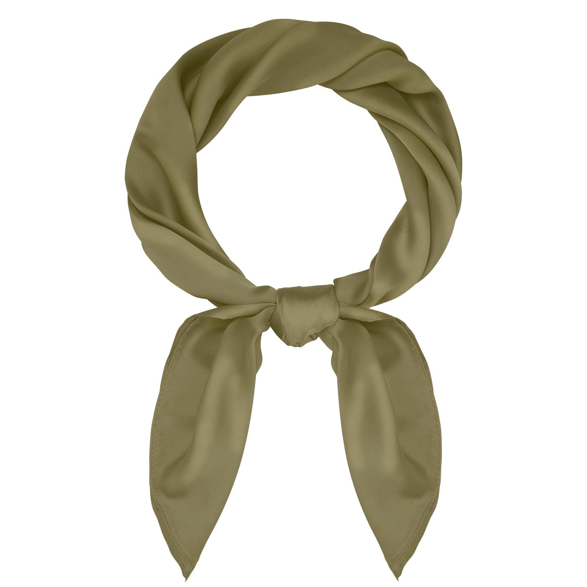 Pistha Satin Scarf Neck Scarf Square Bandanas Hair Handkerchief 27.5 inch