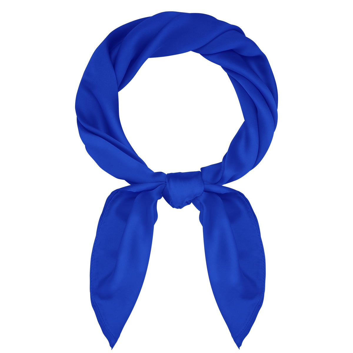 Pistha Satin Scarf Neck Scarf Square Bandanas Hair Handkerchief 27.5 inch