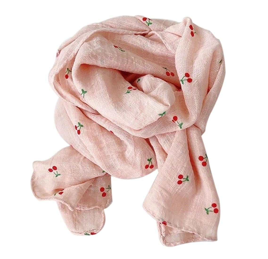 Summer Soft Cute Print Scarf for Kids Boy Girl Casual Travel Scarf 60"×10"