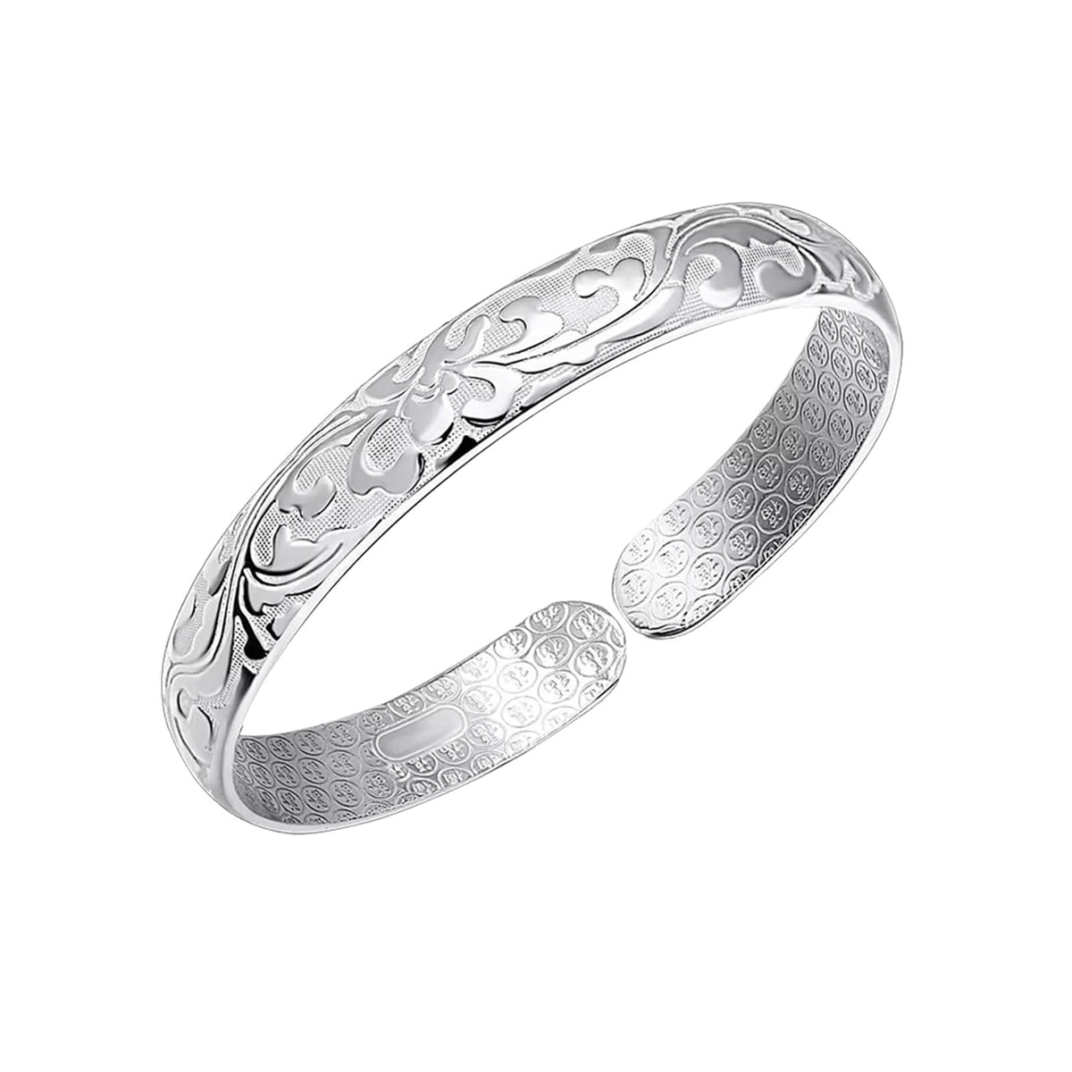 Women Jewelry 925 Silver Sterling Silver Bracelet Fashion Cuff Bangle Chain Bracelets Practical Processed