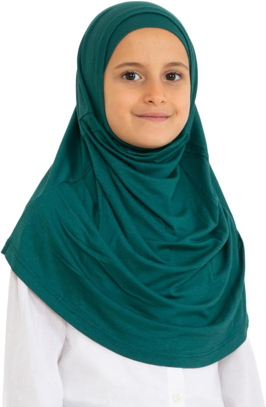 Prien Easy To Wear Hijab For Girls, Muslim Scarf for Kids, Instant Hijabs For Women, Viscose Children Scarves For Ramadan Eid