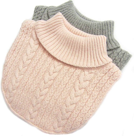 2PCS Winter Children's Neck Gaiter Scarf Collar Baby'sTurtleneck Warmer,kid's Neck Cover Warmer