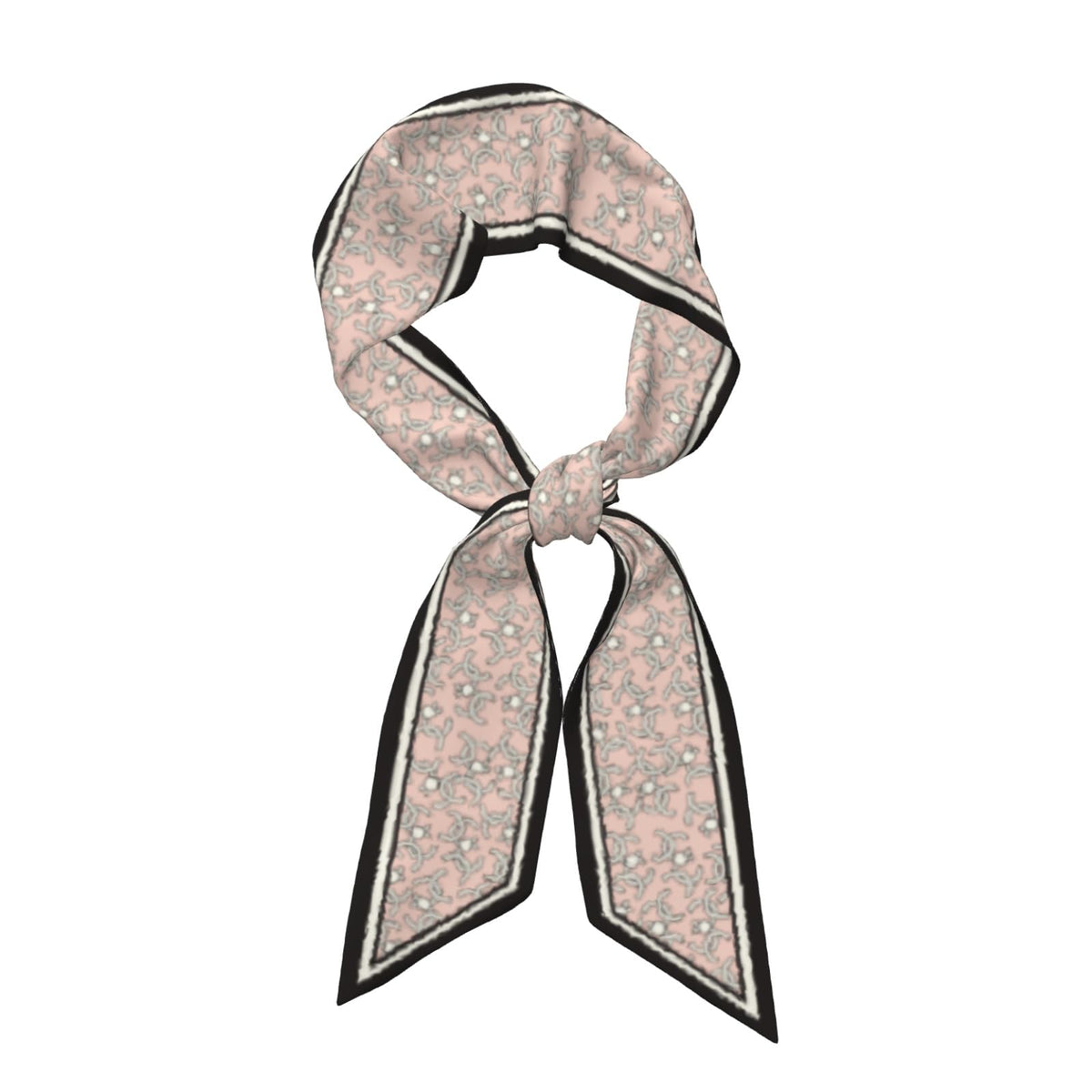 Long Skinny Scarf Silky Satin Hair Scarf Head Neck Scarf Thin Headscarf for Ponytail Headband Purse Bag