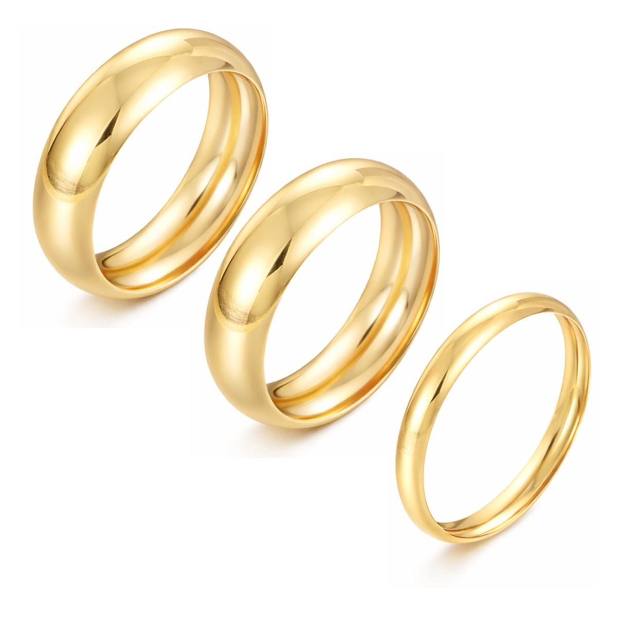 5Pcs Gold Bangle Bracelets for Women, Chunky Stackable Cuff Bracelet Set
