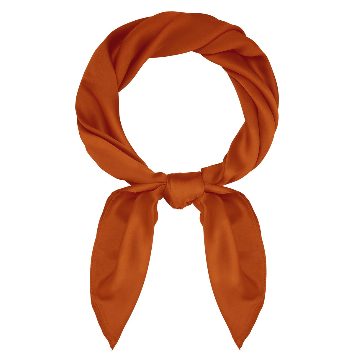 Pistha Satin Scarf Neck Scarf Square Bandanas Hair Handkerchief 27.5 inch
