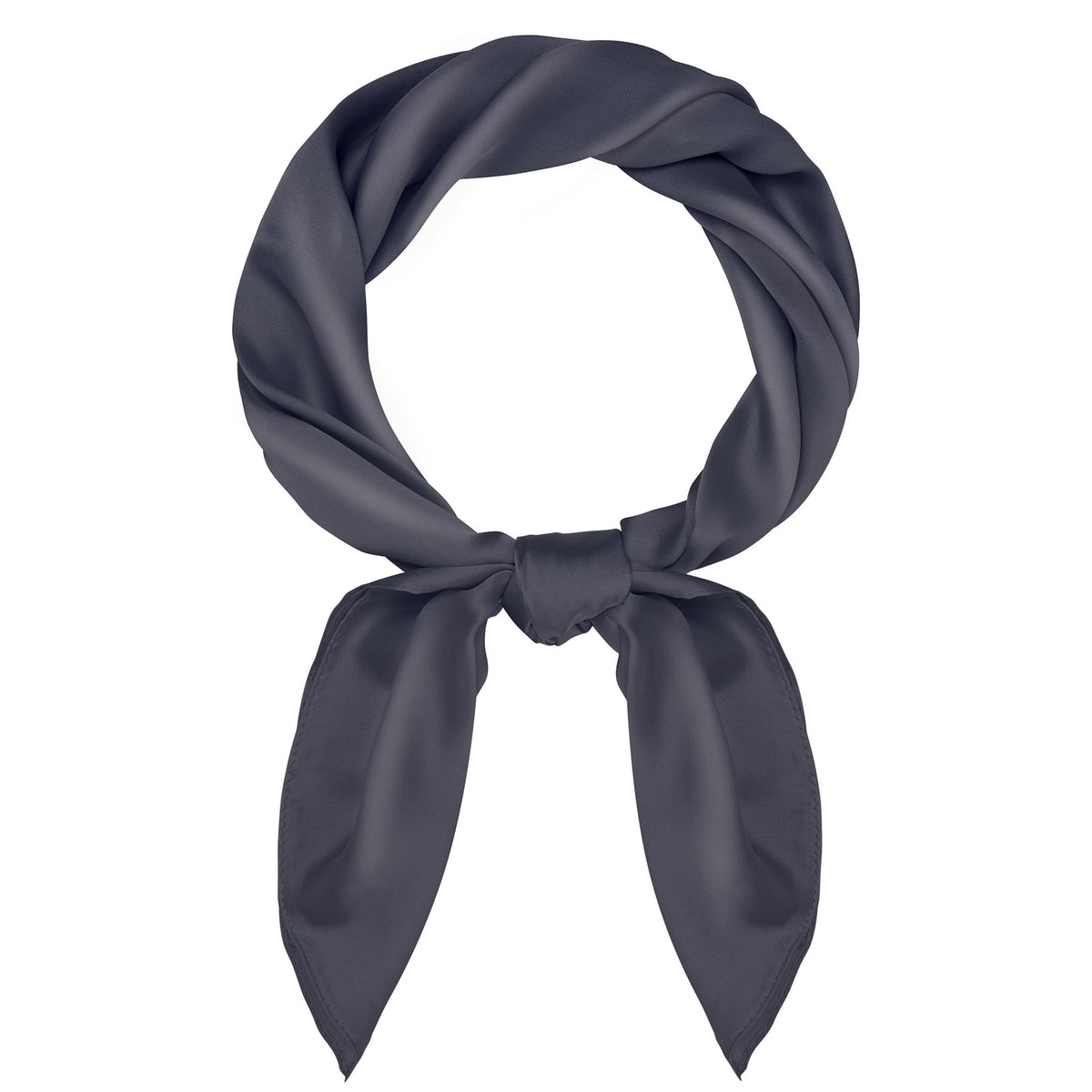 Pistha Satin Scarf Neck Scarf Square Bandanas Hair Handkerchief 27.5 inch