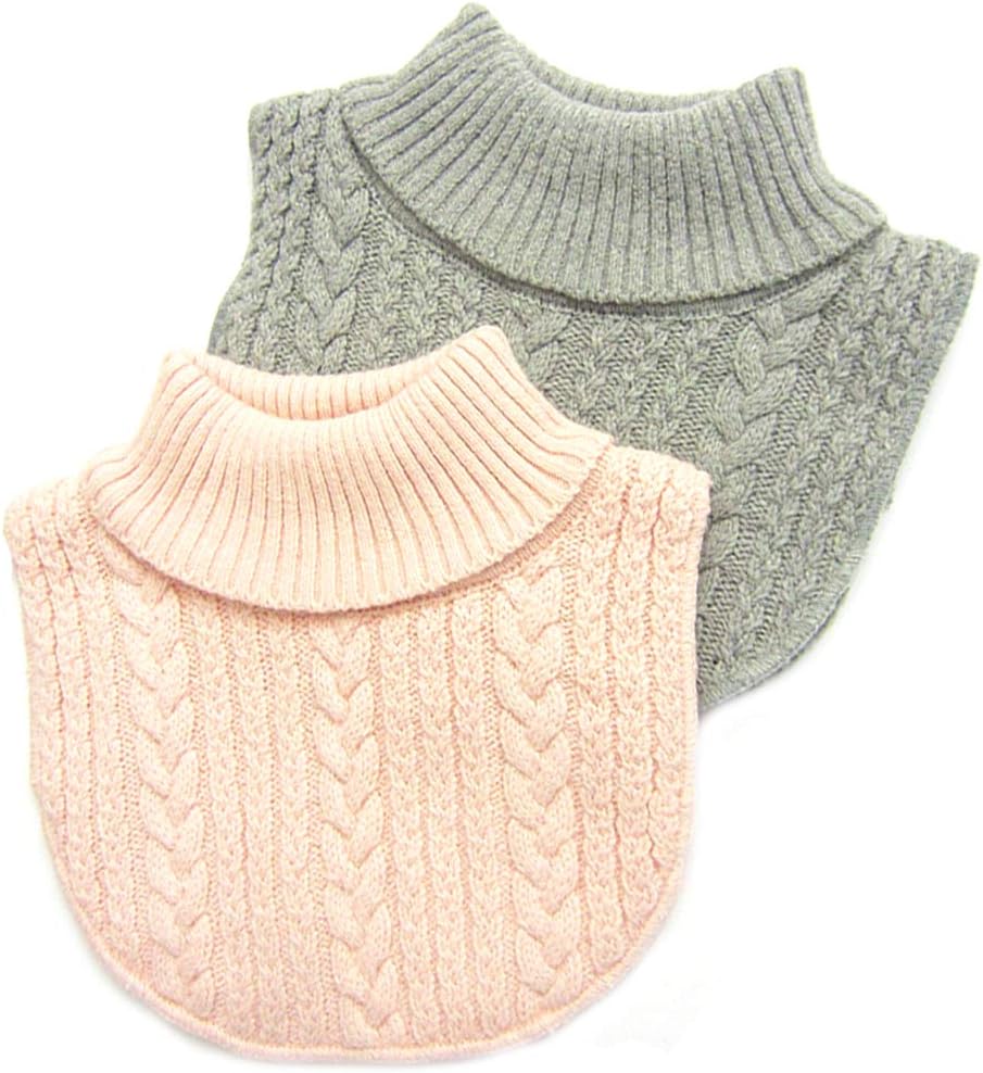 2PCS Winter Children's Neck Gaiter Scarf Collar Baby'sTurtleneck Warmer,kid's Neck Cover Warmer