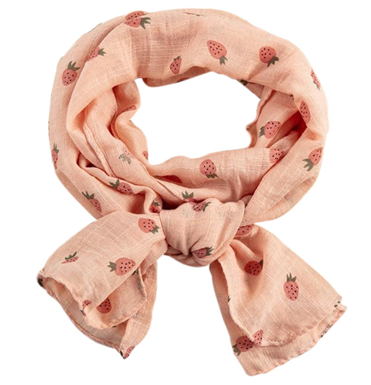 Summer Soft Cute Print Scarf for Kids Boy Girl Casual Travel Scarf 60"×10"