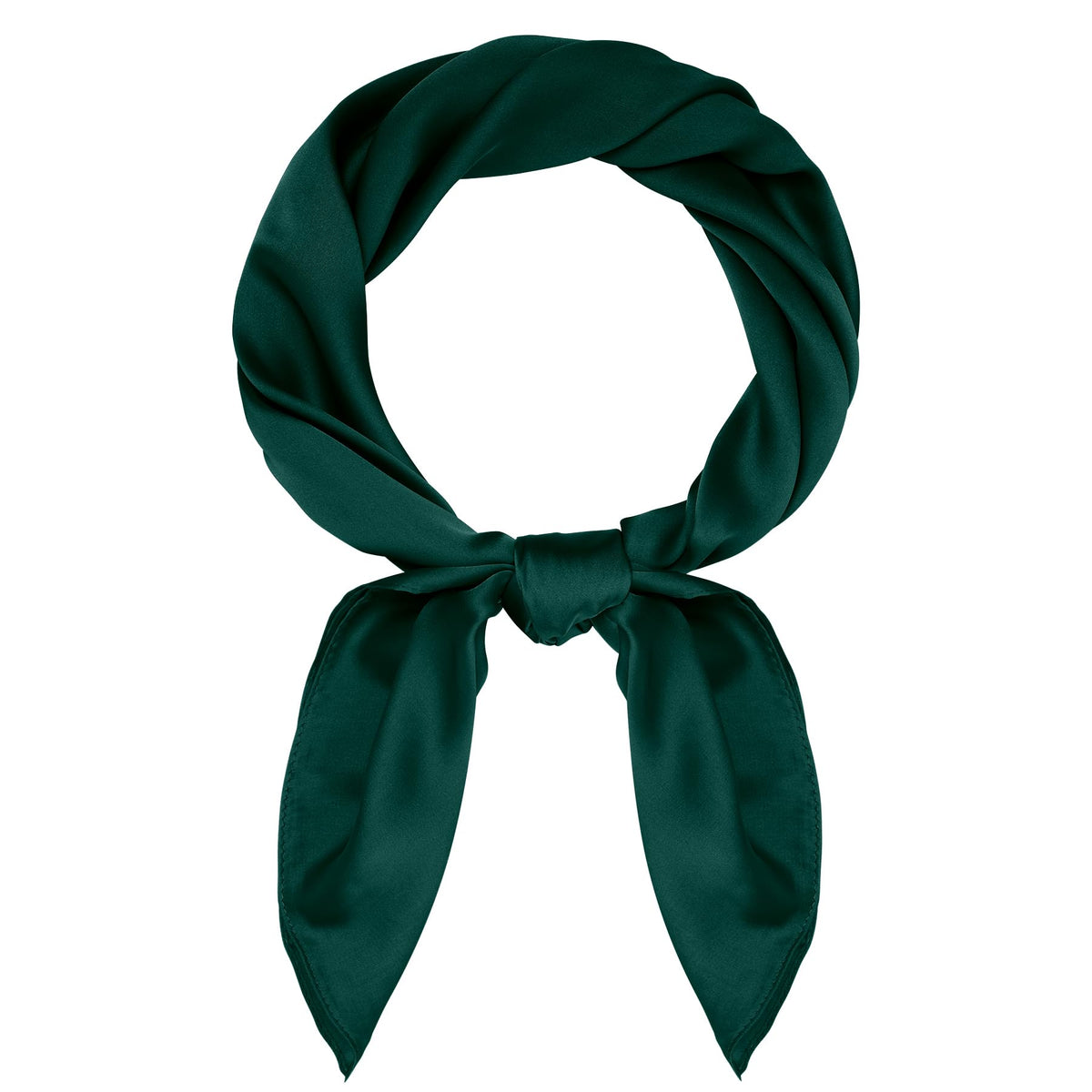 Pistha Satin Scarf Neck Scarf Square Bandanas Hair Handkerchief 27.5 inch