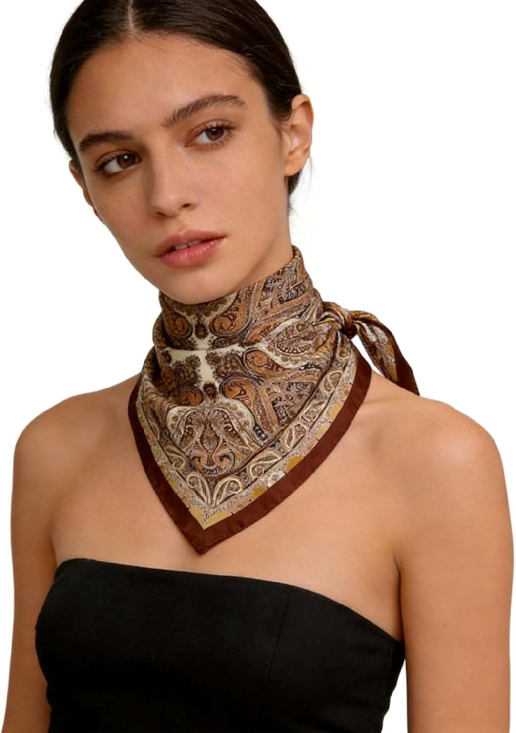 SmilerSmile 27.5" Silk Like Head Scarf For Women