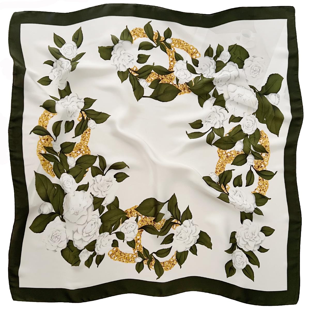 SmilerSmile 27.5" Silk Like Head Scarf For Women