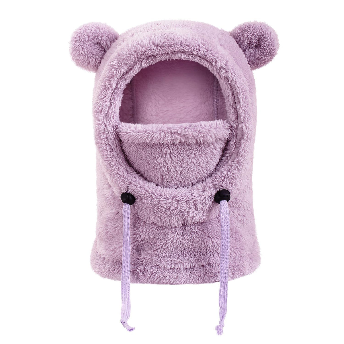 Kids Winter Fleece Hats Children's Balaclava Ski Mask Windproof Warm Adjustable with Fleece Lining Hat for Boys Girls