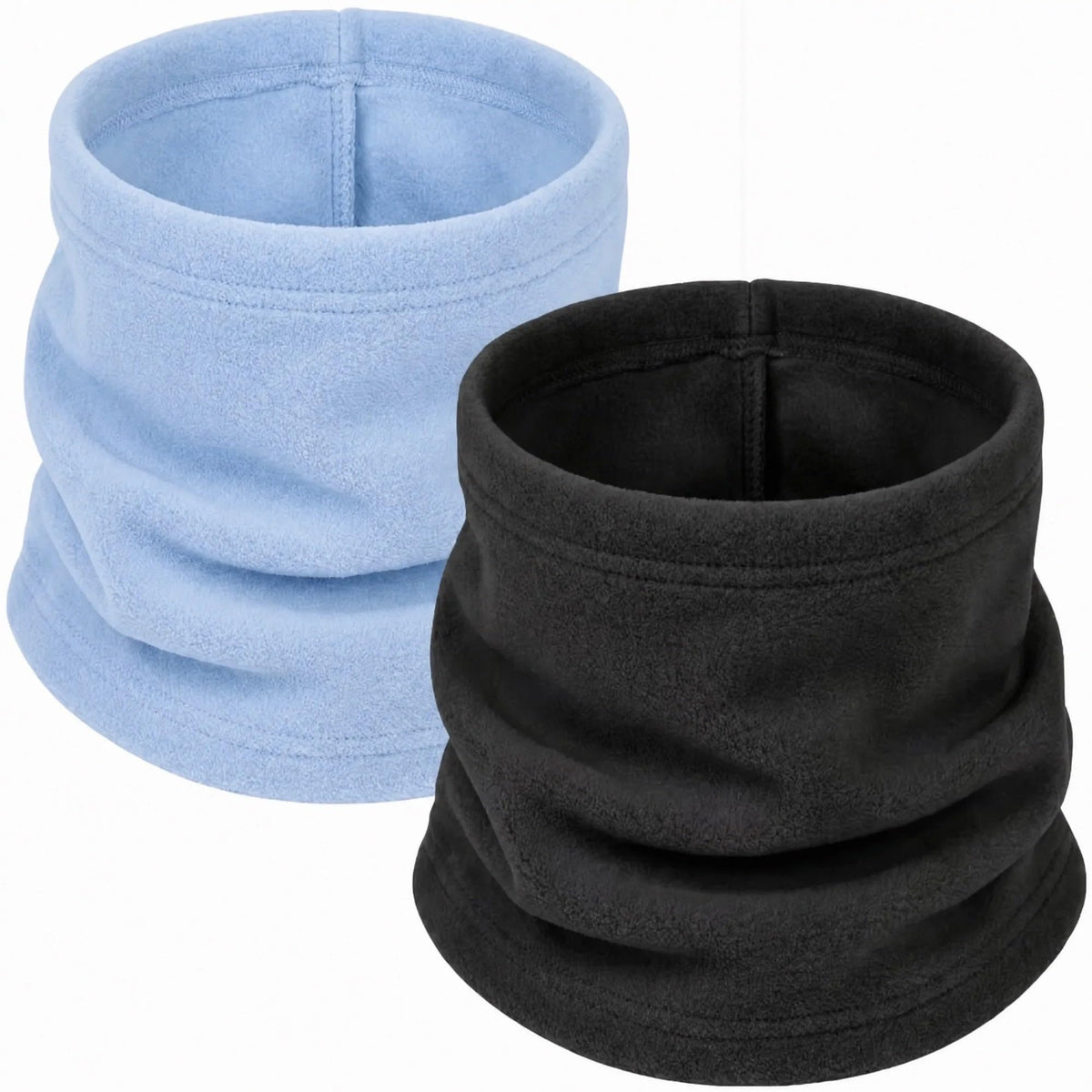 2 Pack Kids Neck Warmer Gaiter Winter Fleece Face Neck Cover