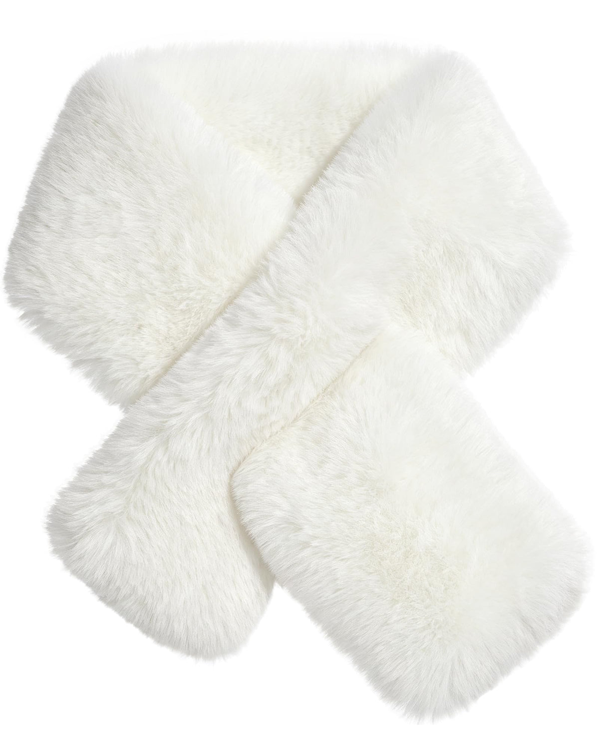 Plush Kids Fur Collar Scarf, Girls Boys Winter Rainbow Cute Scarves